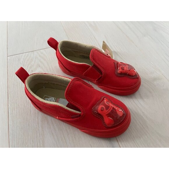 Vans x Haribo Red Slip-On Toddler Trainers Shoes ( 9.5 ) - Picture 2 of 5